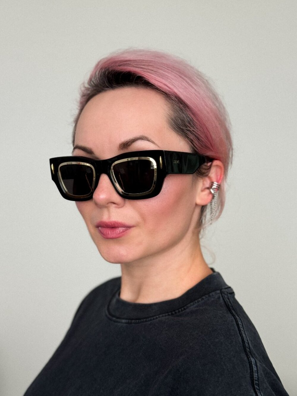 Loewe Men Sunglasses Black Square LW40168I 01A NEW AUTHENTIC - Picture 8 of 11
